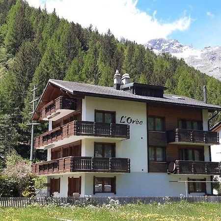 Haus L' Oree Lägenhet Saas-Grund Exteriör bild